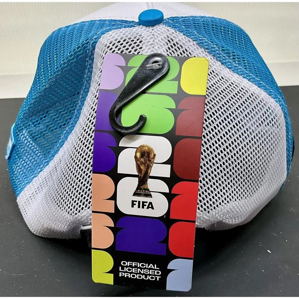 Official FIFA World Cup 2026 Argentina Trucker Hat Snapback Cap NWT Messi Team